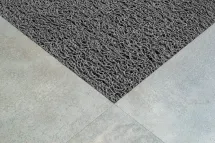 FELPUDO RIZO VINILO 14mm GRIS