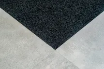 FELPUDO RIZO VINILO 10mm CON BASE NEGRO