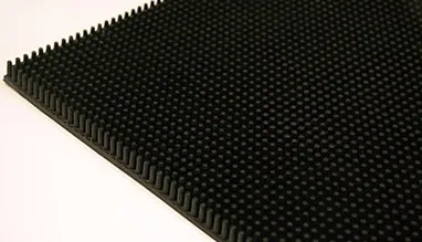 Rubber pin entrance mat