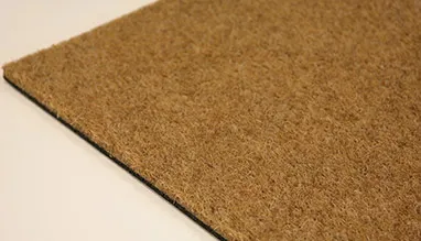 Synthetic coir entrance mat