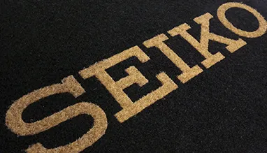 Synthetic coir entrance mat