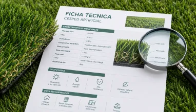 C&oacute;mo interpretar una ficha t&eacute;cnica de c&eacute;sped artificial