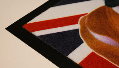 Tapis dentrée publicitaire