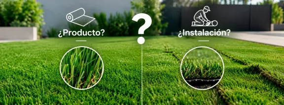 ¿Cómo saber si un problema del césped artificial es del producto o de la instalación?