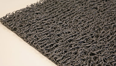 Tapis dentrée bouclé PVC 14mm
